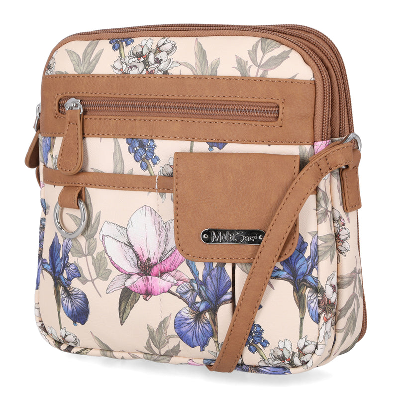 North South Zip Around Crossbody Bag