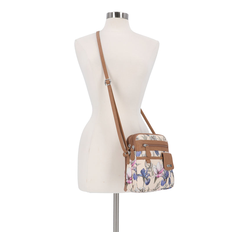 North South Zip Around Crossbody Bag