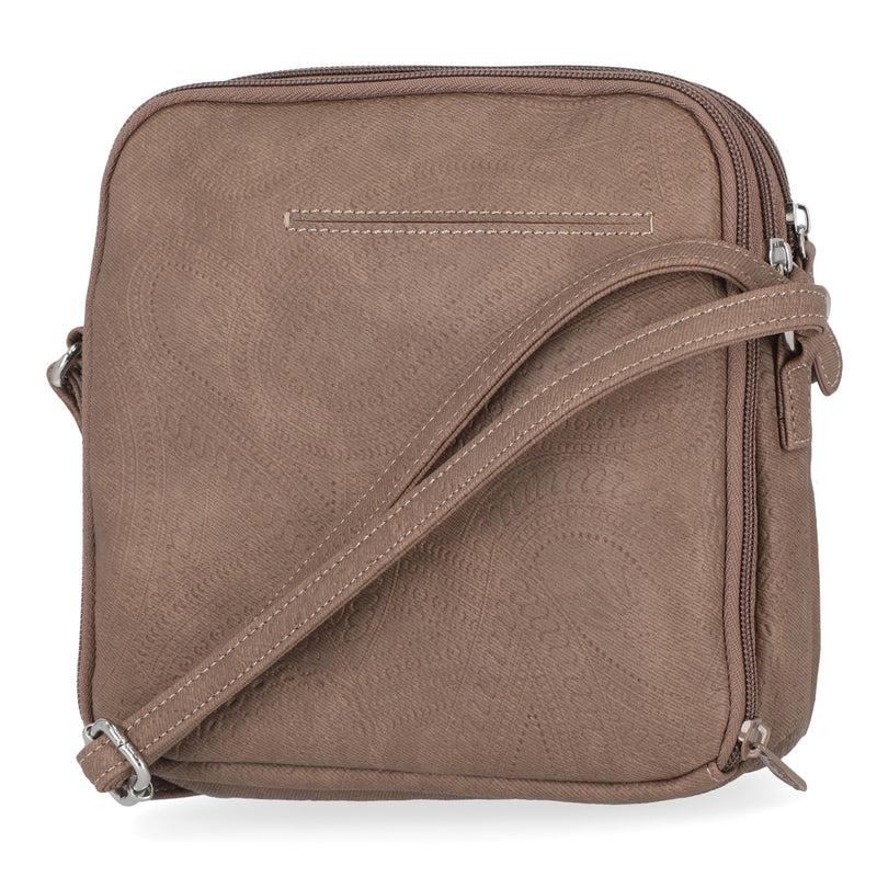 Zippy Triple Compartment Crossbody Bag – MultiSac Handbags