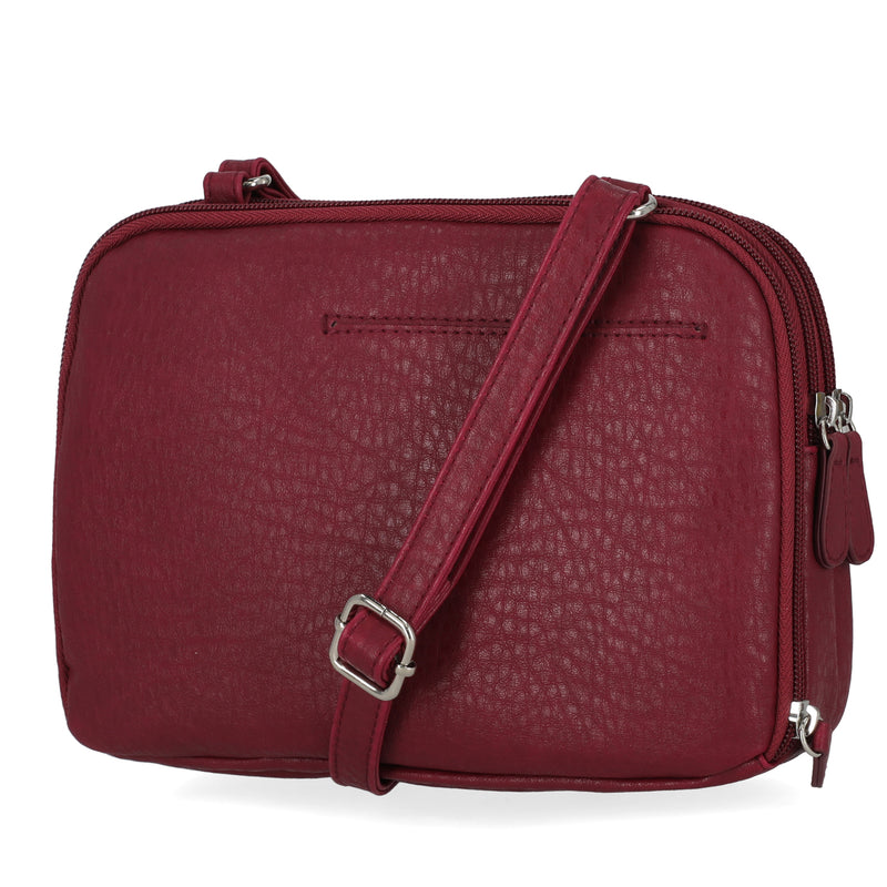 Zippy Triple Compartment Crossbody Bag – MultiSac Handbags