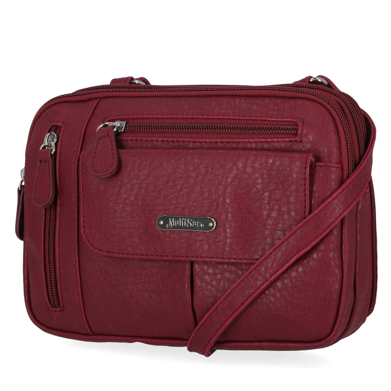 Zippy Triple Compartment Crossbody Bag – MultiSac Handbags