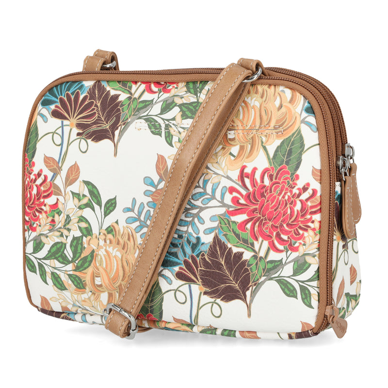 Zippy Triple Compartment Crossbody Bag