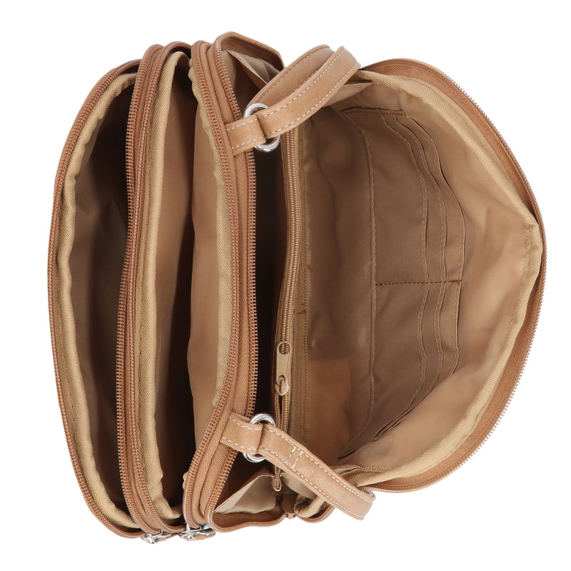 Zippy Triple Compartment Crossbody Bag