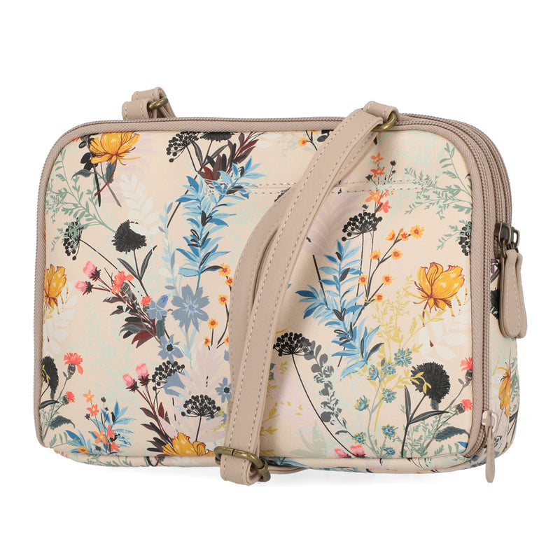 Zippy Triple Compartment Crossbody Bag