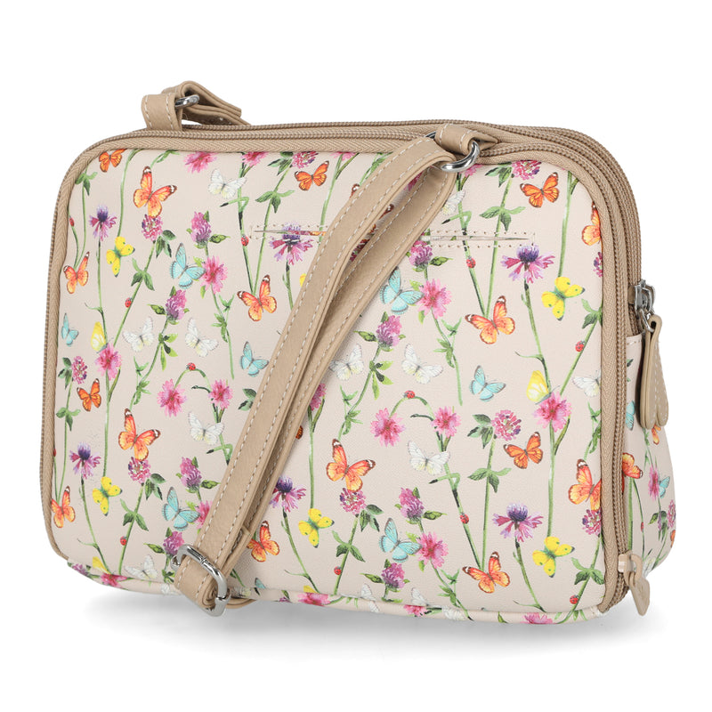 Zippy Triple Compartment Crossbody Bag