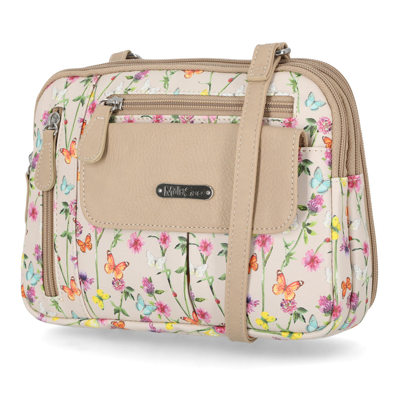 Zippy Triple Compartment Crossbody Bag