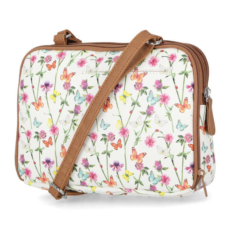 Zippy Triple Compartment Crossbody Bag
