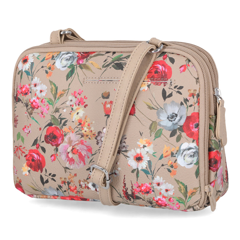 Zippy Triple Compartment Crossbody Bag