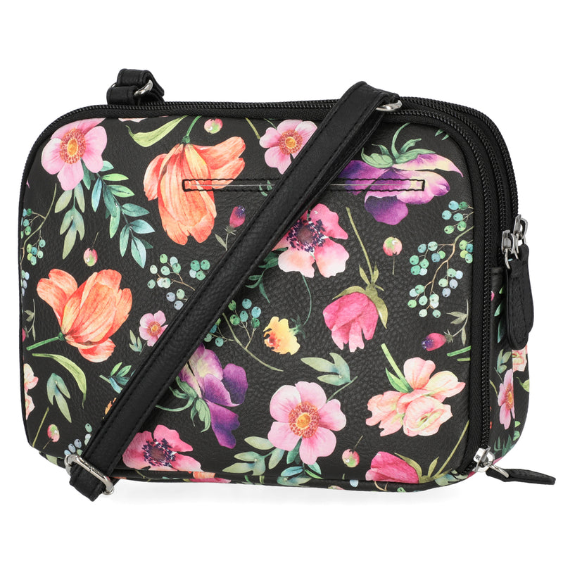 Zippy Triple Compartment Crossbody Bag