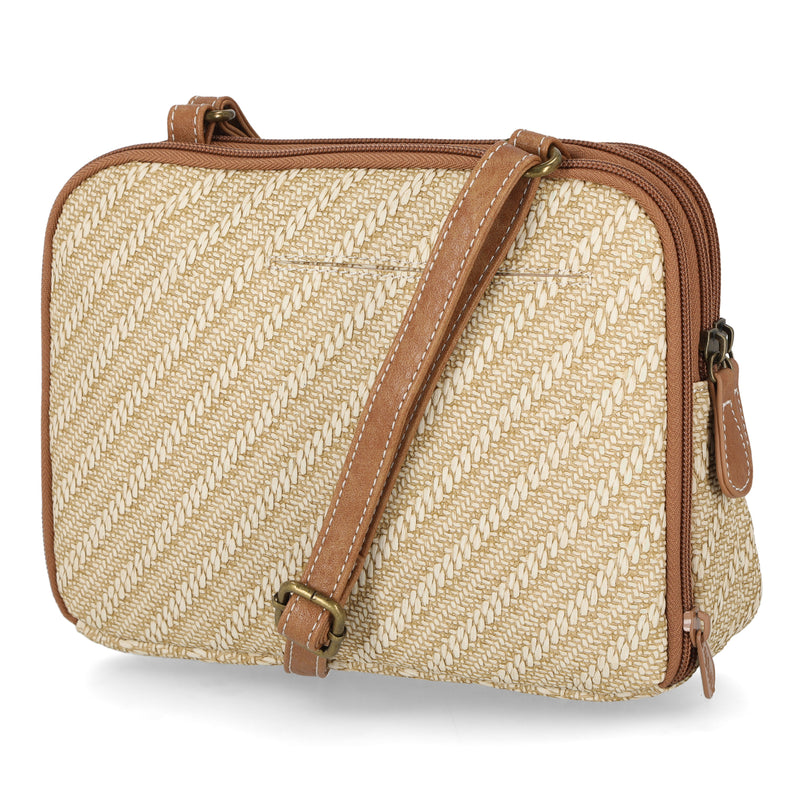 Zippy Triple Compartment Crossbody Bag