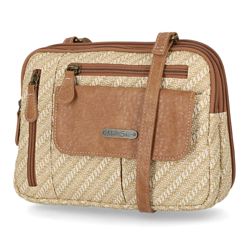 Zippy Triple Compartment Crossbody Bag