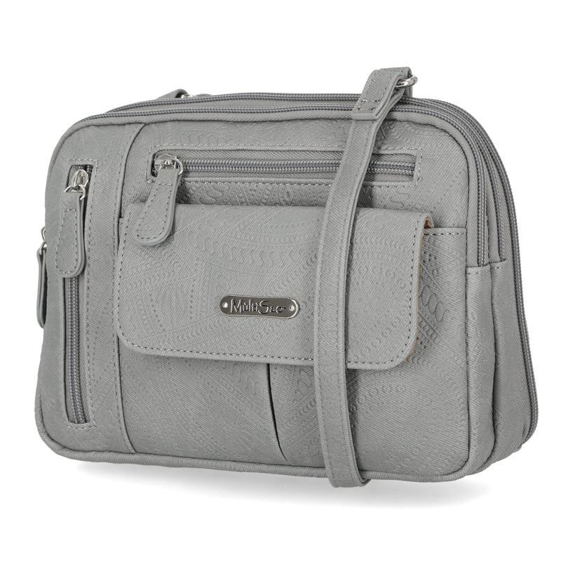 Zippy Triple Compartment Crossbody Bag