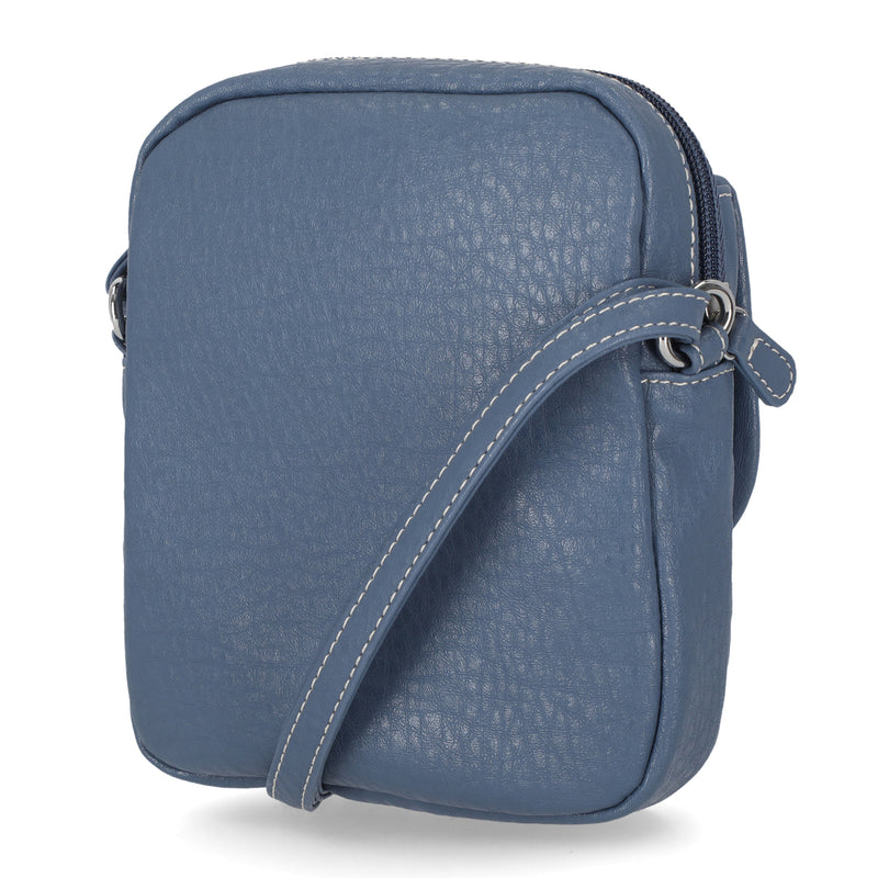 MultiSac Handbags - Women's Handbags - Organizer Bags - Vegan Leather Bags - Small Crossbody Bags - Micro Everest Crossbody Bag - denim