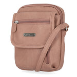 MultiSac Handbags - Women's Handbags - Organizer Bags - Vegan Leather Bags - Small Crossbody Bags - Micro Everest Crossbody Bag - Dusty Rose 