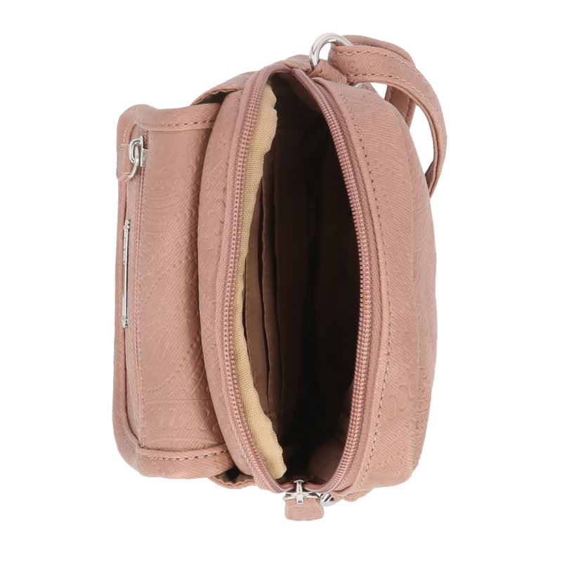 MultiSac Handbags - Women's Handbags - Organizer Bags - Vegan Leather Bags - Small Crossbody Bags - Micro Everest Crossbody Bag - Dusty Rose 