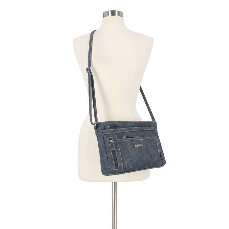 North South Zip Around Crossbody Bag – MultiSac Handbags