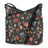 Vista Crossbody Bag - MultiSac Handbags - Women's Crossbody Bags - Multiple Pockets - Organizer Bags - Medium Crossbody Bag - Vegan Leather - Ambrosia Floral 