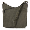 Vista Crossbody Bag - MultiSac Handbags - Women's Crossbody Bags - Multiple Pockets - Organizer Bags - Medium Crossbody Bag - Vegan Leather -  Caper