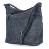 Vista Crossbody Bag - MultiSac Handbags - Women's Crossbody Bags - Multiple Pockets - Organizer Bags - Medium Crossbody Bag - Vegan Leather - Indigo Floral 