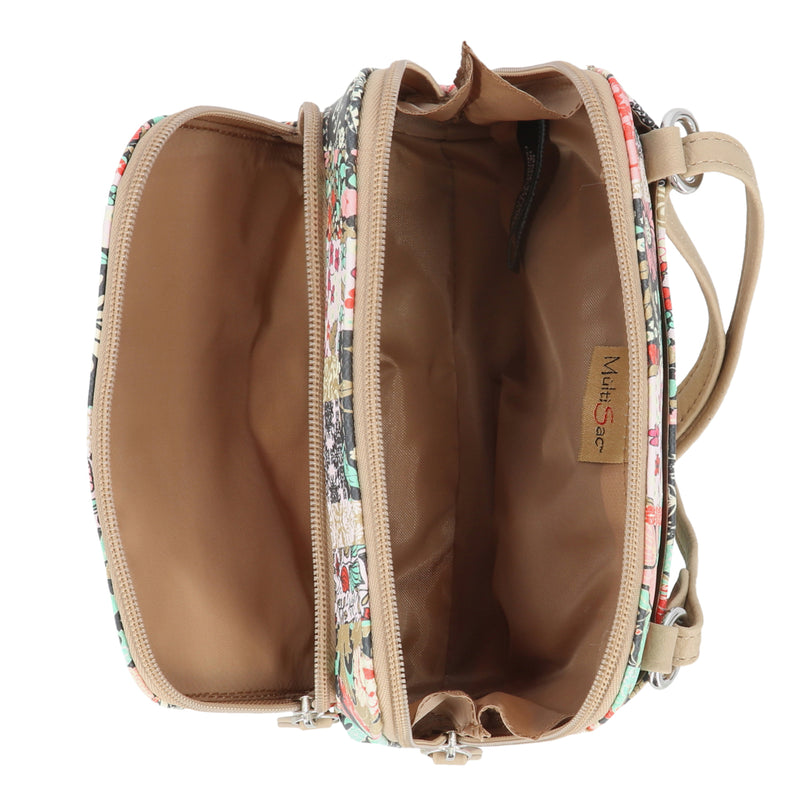 MultiSac Handbags - Women's Handbags - Organizer Bags - Vegan Leather Bags - Small Crossbody Bags -Davis Crossbody Bag -  pretty match