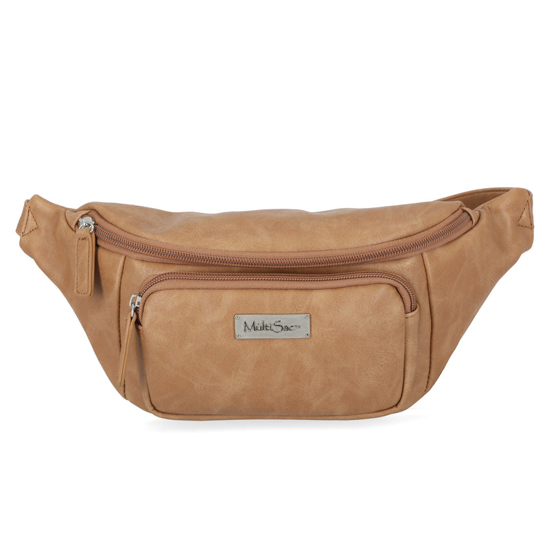 Midland Belt bag - Multisac Handbags - Multisac Belt bag - travel bag - everyday bag - commuter belt bag - Fanny pack - on the move - hazelnut