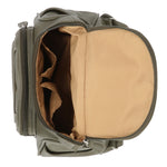 Major Backpack - Women's Backpacks - Organizer Backpacks - Vegan Leather Backpacks - Multiple Pockets and Compartments - Caper / Pecan