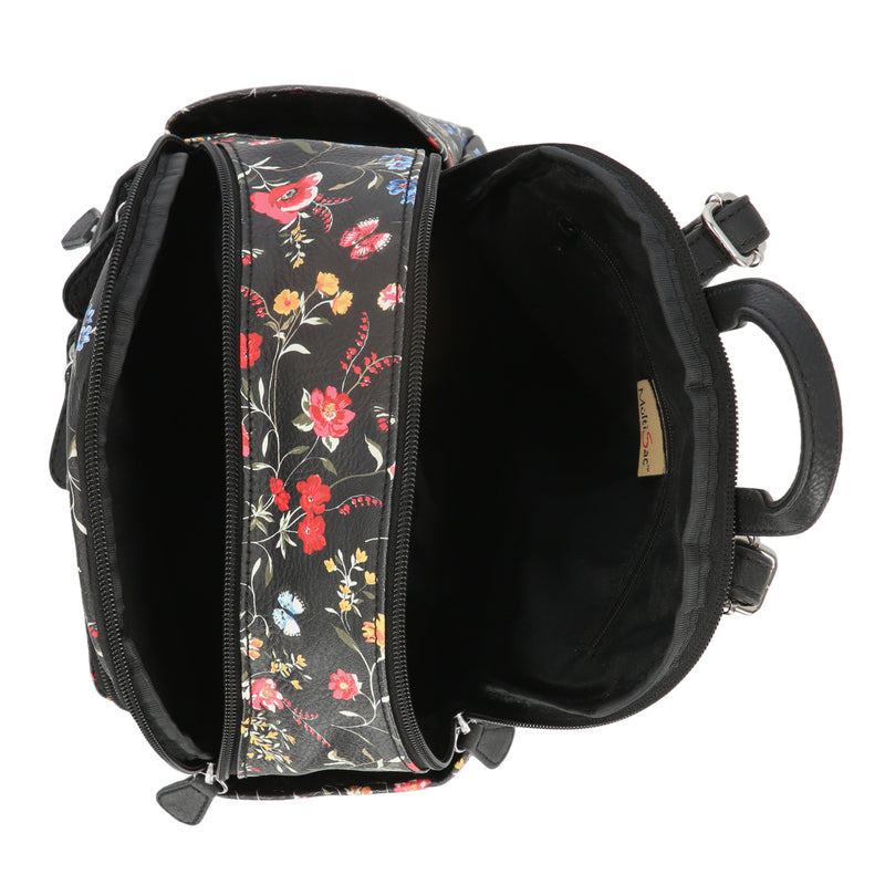 Adele Backpack - Women's Backpacks - MultiSac Handbags - Organizer Backpack - Ambrosia Floral 
