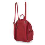 Adele Backpack - Women's Backpacks - MultiSac Handbags - Organizer Backpack - Garnet