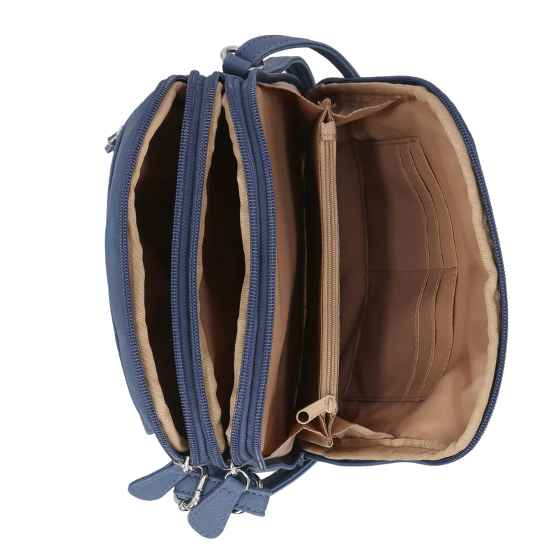 North South Zip Around Crossbody Bag