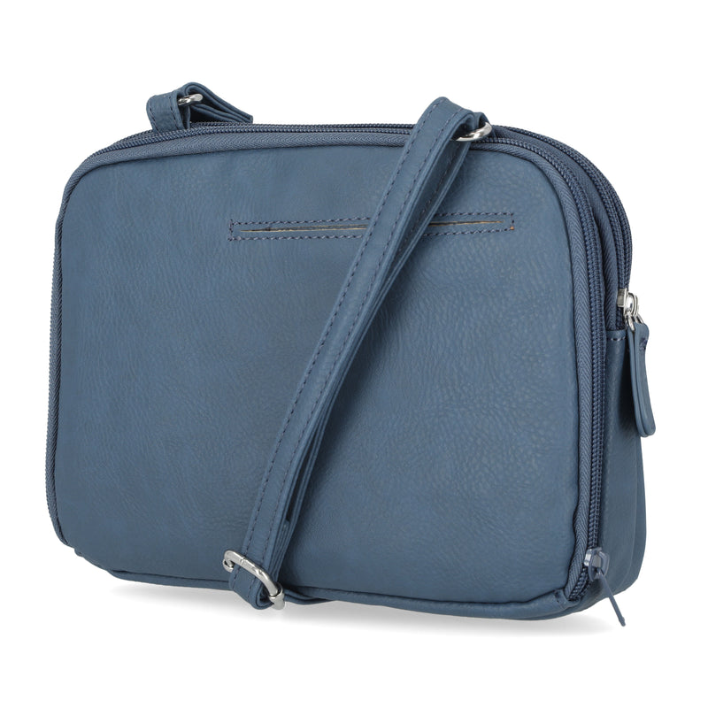 Zippy Triple Compartment Crossbody Bag