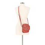 MultiSac Handbags - Women's Handbags - Organizer Bags - Vegan Leather Bags - Small Crossbody Bags - Micro Everest Crossbody Bag - Spice