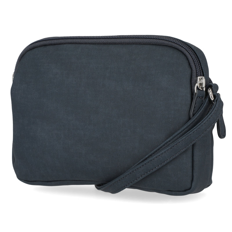 Mini Dynamic Crossbody Bag - Women's Crossbody Bags - MultiSac Handbags - Organizer Bags - Multiple Pockets - Indigo