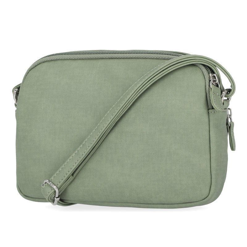 Mini Dynamic Crossbody Bag - Women's Crossbody Bags - MultiSac Handbags - Organizer Bags - Multiple Pockets - thyme 