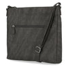 Lorraine Crossbody Bag - Women's Large Crossbody Bags - Organizer Bags - Vegan Leather Bags - Multiple Pockets and Compartments - Black Heirloom