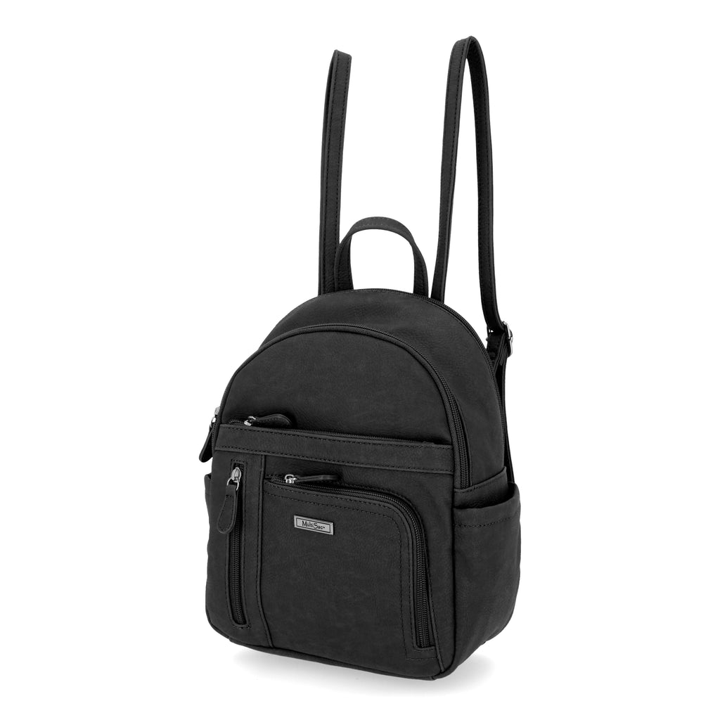 Adele Backpack - Women's Backpacks - MultiSac Handbags - Organizer Backpack - black hunter