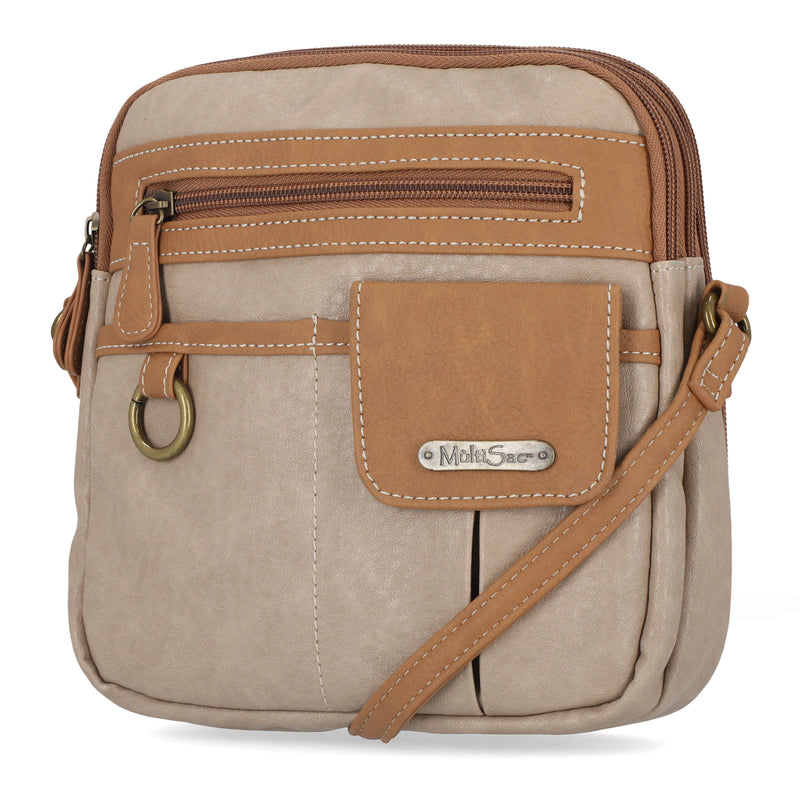North South Zip Around Crossbody Bag