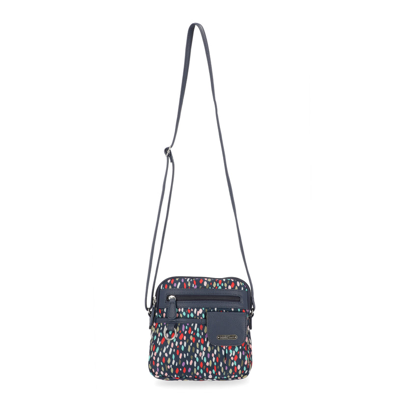 MultiSac Women's North South Mini Zip Around Crossbody Bag Cross Body,  Denim, One Size : : Clothing, Shoes & Accessories