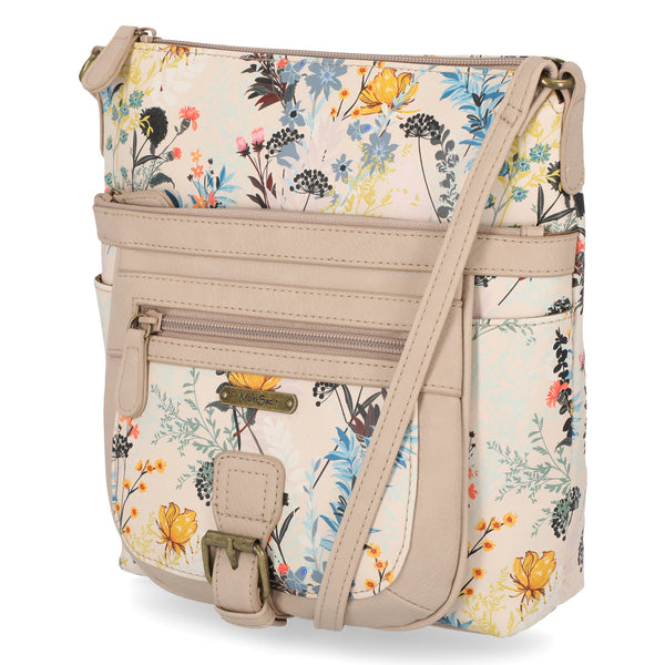 Multisac Multi Compartment Zippy Crossbody Bag Margate Floral New With Tag