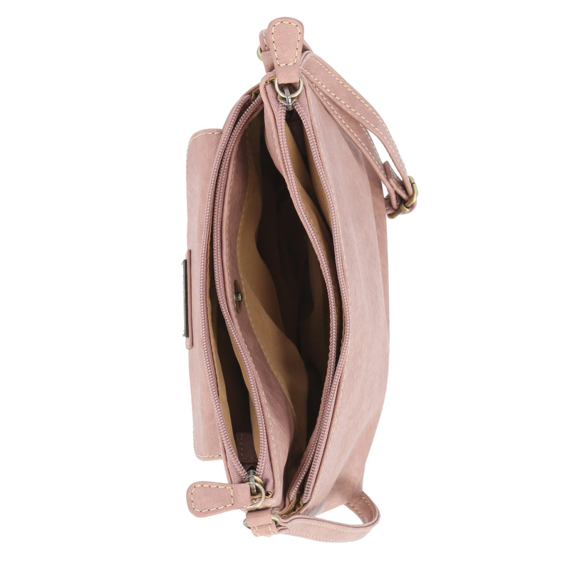 Vegan Apple Bucket Bag - Dusty Rose/Rosa