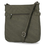 Easton Large Crossbody Bag - Women's Crossbody Bags - MultiSac Handbags - Organizer Bags - Multiple Pockets - Vegan Leather - Caper 