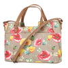 Macon Satchel Bag - Women's Shoulder Bags - Organizer Bags - Vegan Leather Bags - Multiple Pockets and Compartments - Taupe Solaris 