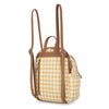 Adele Backpack - Women's Backpacks - MultiSac Handbags - Organizer Backpack - Gingham