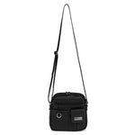 North South Zip Around Crossbody Bag - MultiSac Handbags - Women's Crossbody Bags - Multiple Pockets - Organizer Bags - Medium Crossbody Bag - Vegan Leather- Built in wallet with credit cart slots - Black - Washable Bags