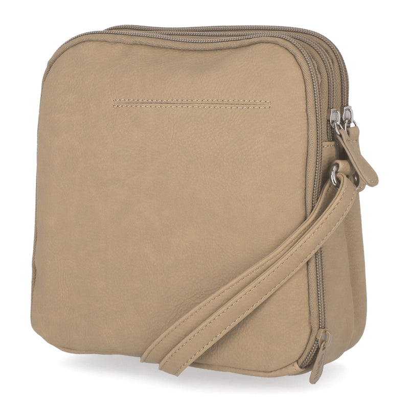 North South Zip Around Crossbody Bag