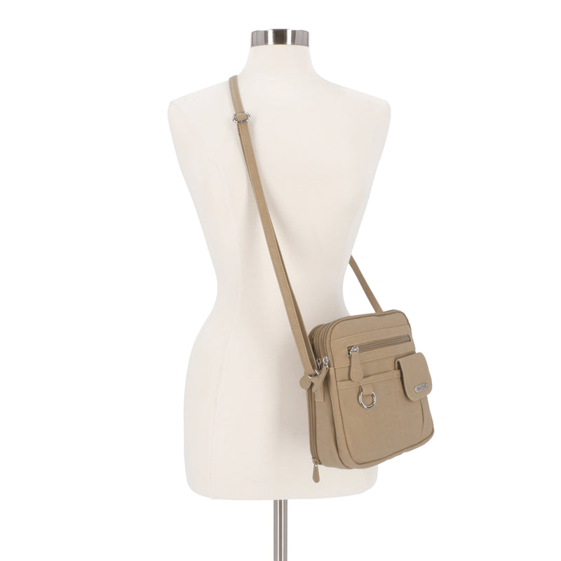 North South Zip Around Crossbody Bag